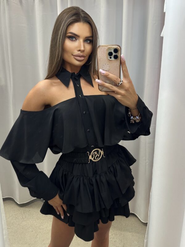 Bluzka-koszula Atena Black