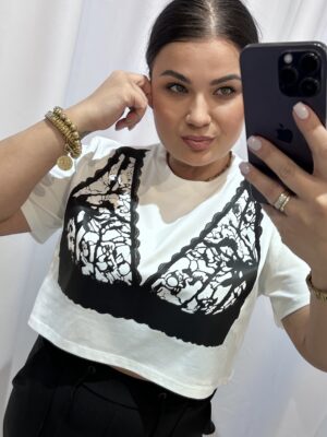 T-SHIRT BRA ECRU