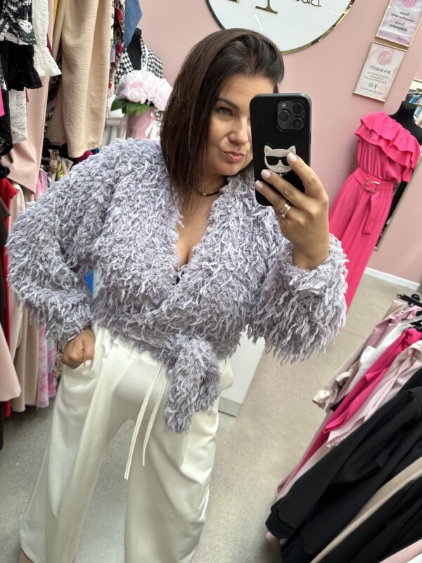 Sweter kopertowy Lila 3D
