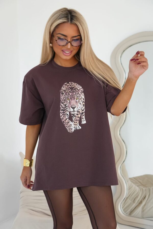 T-shirt Lampart Czekolada