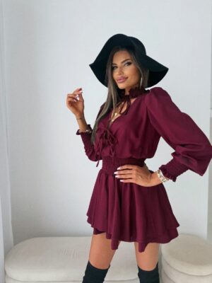 Kombinezon Linda Burgund