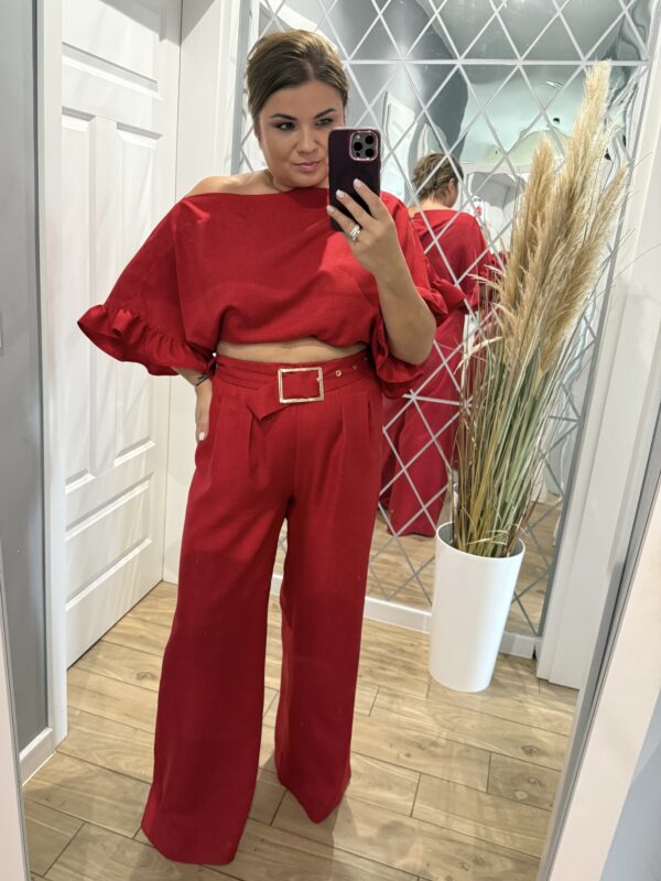 Komplet Lejla Czerwień