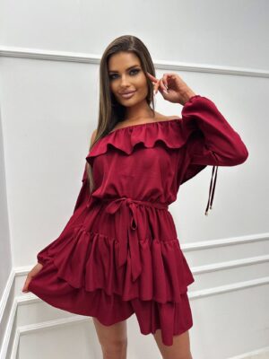 Sukienka Oliwa Bordo