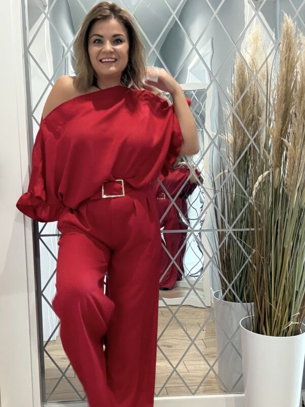 Komplet Lejla Czerwień