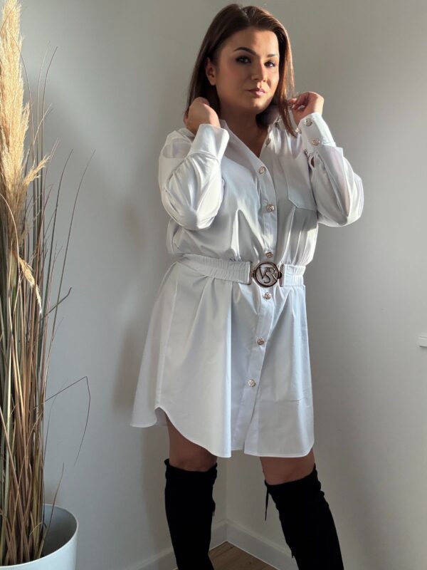 Sukienko - koszula VSR White