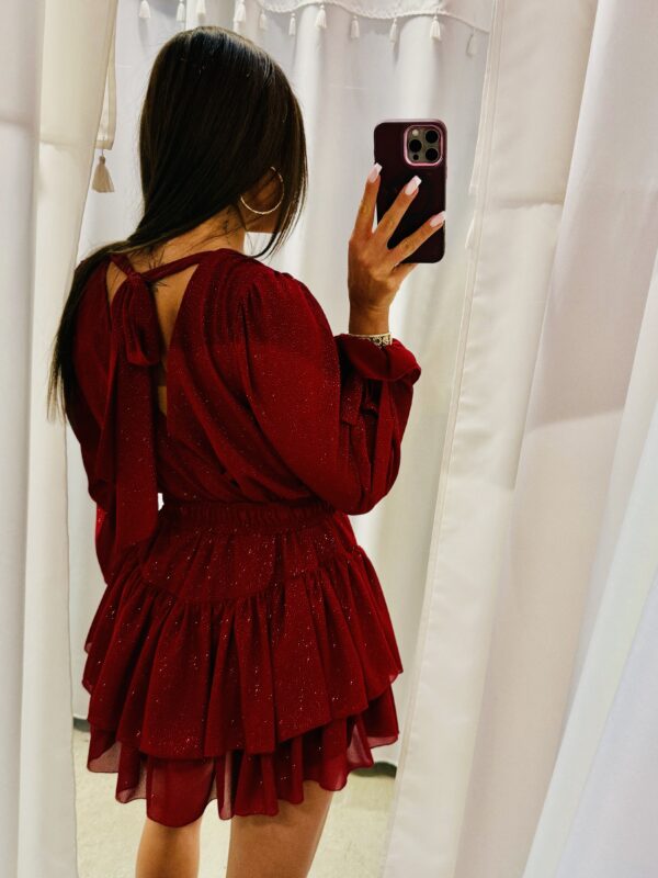 Kombinezon Zora Bordo Połysk