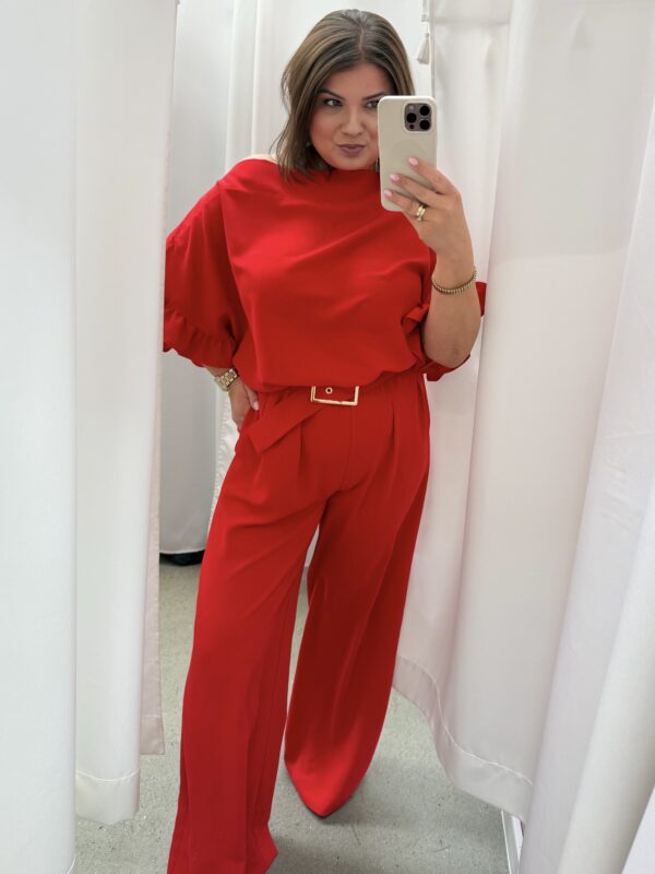 Komplet Lejla Czerwień