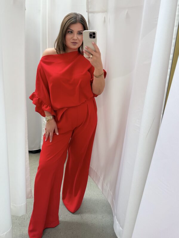 Komplet Lejla Czerwień