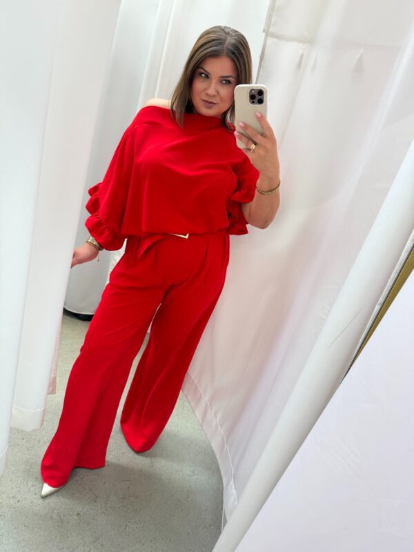 Komplet Lejla Czerwień