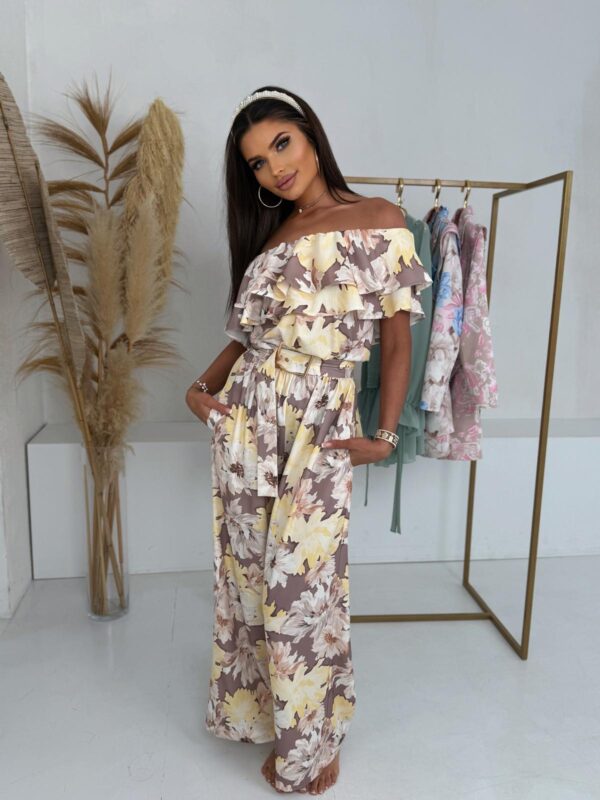 Kombinezon Emi kwiaty żółte