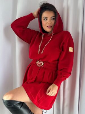 Sukienka dresowa  Carmerita RED