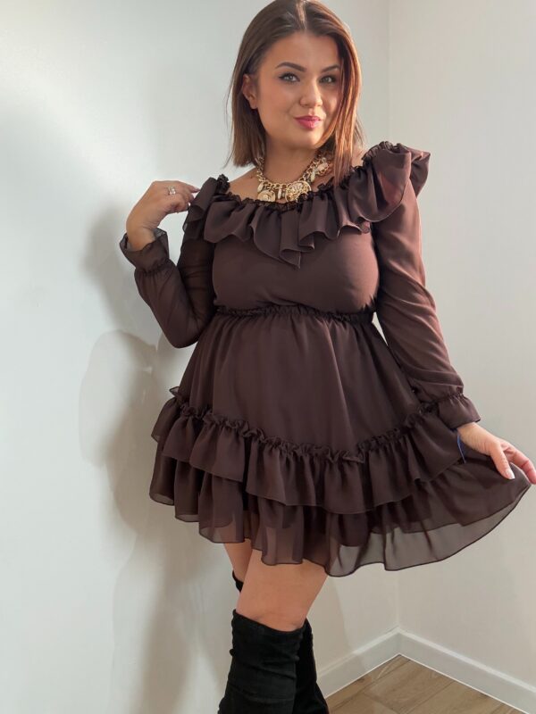 Sukienka Anett Czekolada