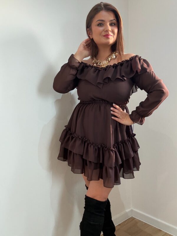 Sukienka Anett Czekolada