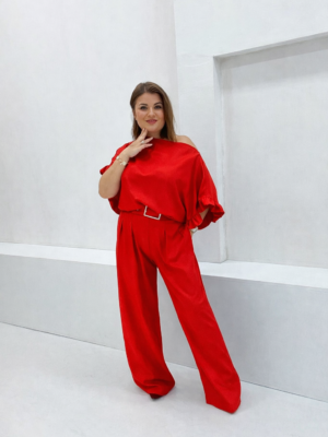 Komplet Lejla Czerwień