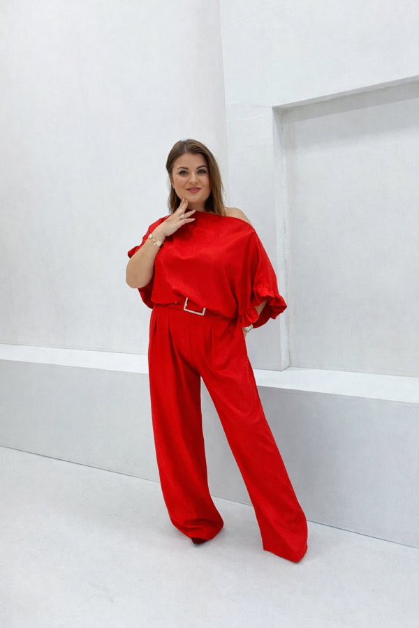 Komplet Lejla Czerwień