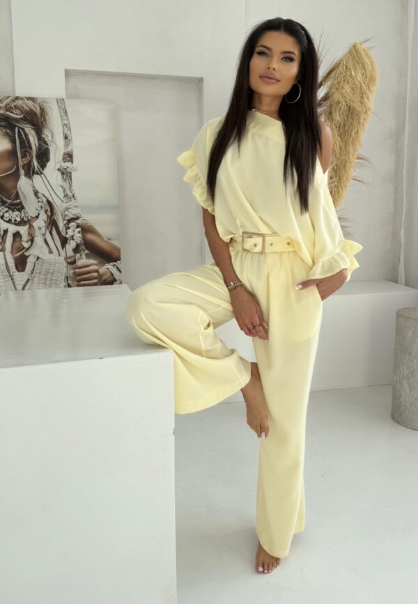 Komplet Lejla kanarkowy