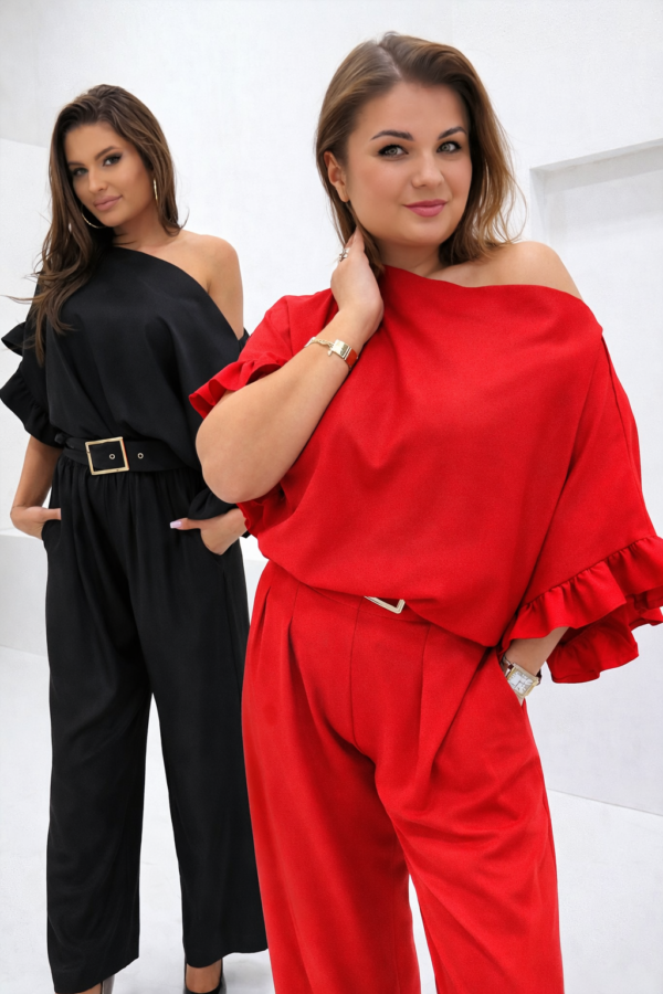 Komplet Lejla Czerwień