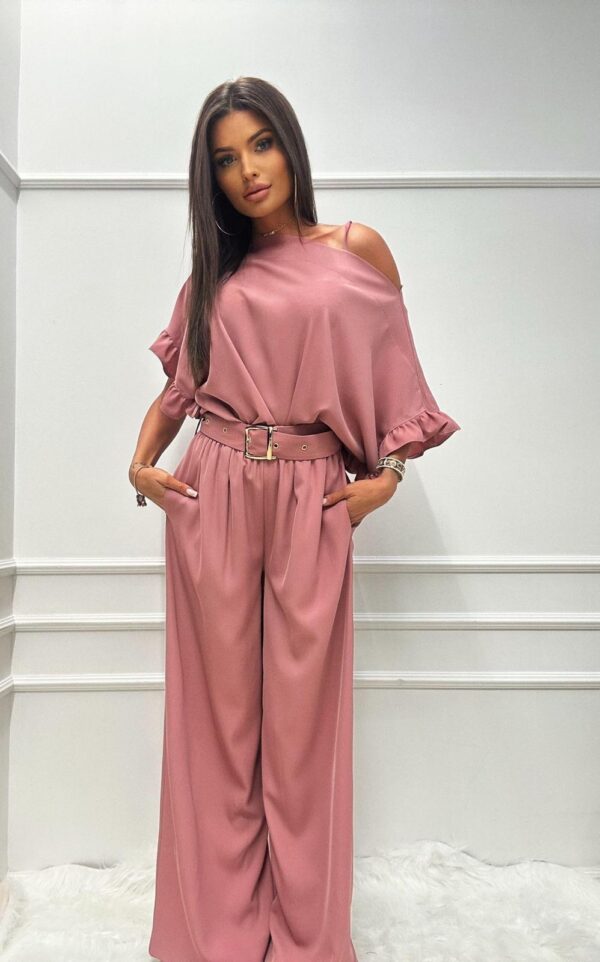 Komplet Lejla Pudrowy Róż