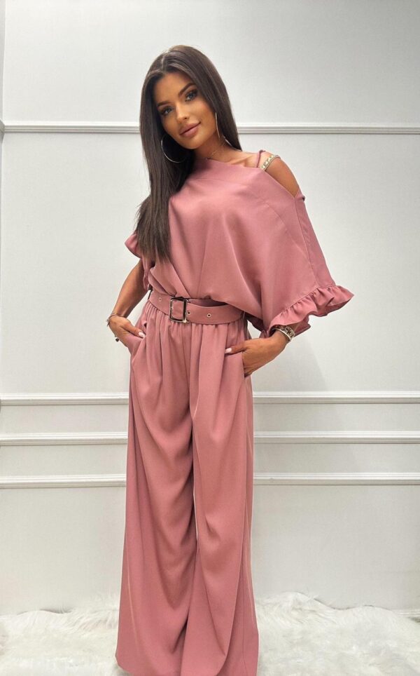 Komplet Lejla Pudrowy Róż