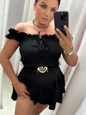 Kombinezon Rodos bez rękawa Black