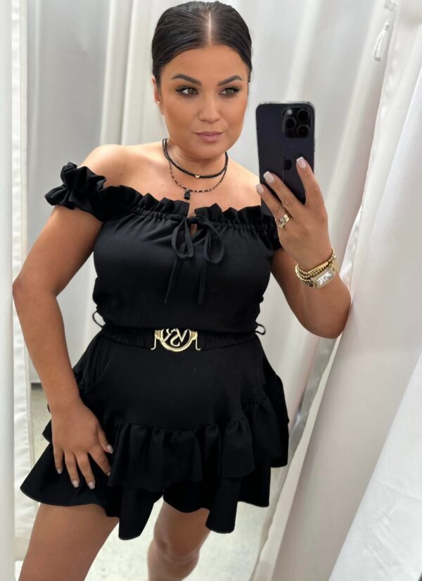 Kombinezon Rodos bez rękawa Black